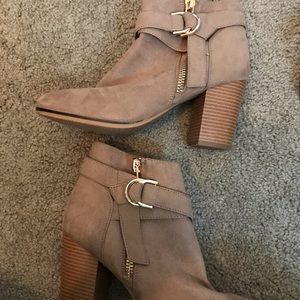High heel ankle boots
